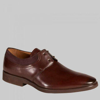 Mezlan Portsmouth Mens Luxury Shoes Brown Burnished Calfskin Oxfords (MZW2890)-AmbrogioShoes