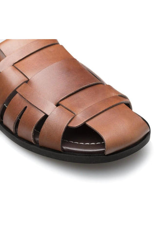 Mezlan R20257 Calf-Skin Leather Fisherman Sandals (MZ3462)-AmbrogioShoes