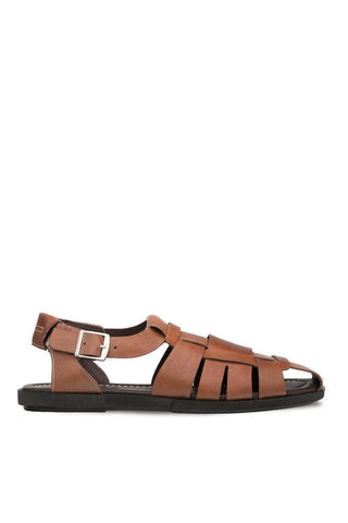 Mezlan R20257 Calf-Skin Leather Fisherman Sandals (MZ3462)-AmbrogioShoes