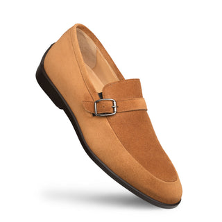 Mezlan R20313 Men's Shoes Tan Suede Leather Loafers (MZ3442)-AmbrogioShoes