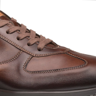 Mezlan R20314 Men's Shoes Brown Calf-Skin Leather Dress Sneakers (MZ3391)-AmbrogioShoes