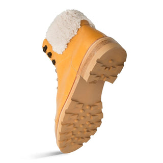 Mezlan R20412 Men's Shoes Mustard Calf-Skin Leather Shearling Alpine Boots (MZ3549)-AmbrogioShoes