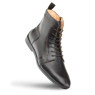 Mezlan R20475 Men's Shoes Black Calf-Skin Leather Casual High-Top Boots (MZ3541)-AmbrogioShoes