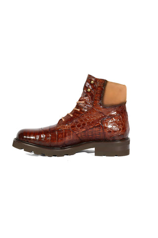 Mezlan RX4855F Crocodile / Suede Rugged Boots (MZ3552)