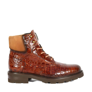 Mezlan RX4855F Men's Shoes Exotic Crocodile / Suede Leather Rugged Boots (MZ3552)-AmbrogioShoes