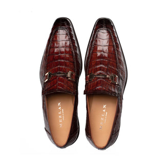 Mezlan Rhodas Crocodile Horse-Bit Loafer-AmbrogioShoes