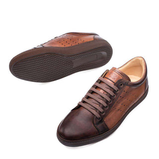 Mezlan Rimini Men's Shoes Cognac Sneakers 9154 (MZ3021)-AmbrogioShoes