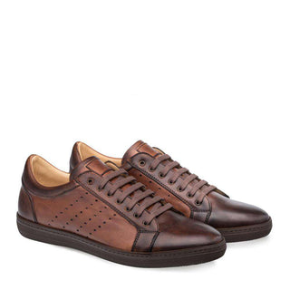 Mezlan Rimini Men's Shoes Cognac Sneakers 9154 (MZ3021)-AmbrogioShoes