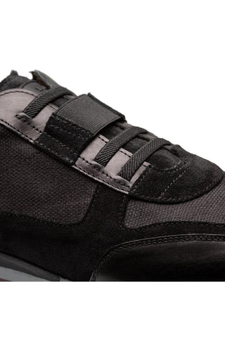 Mezlan Riumar Suede & Linen Sneaker