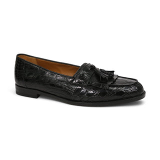 Mezlan Rodeo 1129 Exotic Crocodile Tassels Kiltie Loafer (MZ3831)-AmbrogioShoes