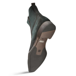 Mezlan S20030 Men's Shoes Suede Leather Asymmetric Ankle Boots (MZ3385)-AmbrogioShoes