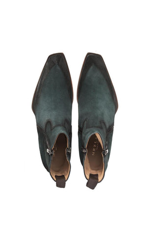 Mezlan S20030 Suede Asymmetric Ankle Boots (MZ3385)