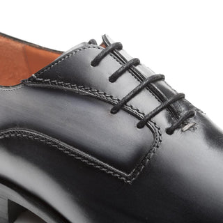 Mezlan S20045 Men's Shoes Two-Tone Graphite & Gray Calf-Skin Leather Dress Oxfords (MZ3425)-AmbrogioShoes