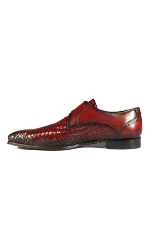 Mezlan S20271 Woven / Leather Opanka Monk-Straps Loafers (MZ3484)