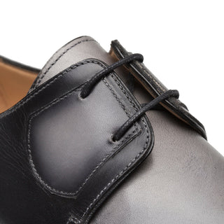 Mezlan S20280 Men's Shoes Black & Gray Calf-Skin Leather Derby Oxfords (MZ3449)-AmbrogioShoes