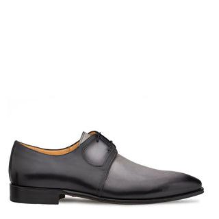 Mezlan S20280 Men's Shoes Black & Gray Calf-Skin Leather Derby Oxfords (MZ3449)-AmbrogioShoes