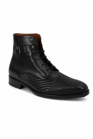 Mezlan S20516 Quilted / Leather Lace up Boots (MZ3554)