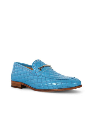 Mezlan S20618 Quilted Calf-Skin Leather Horsebit Slip-On Loafers (MZ3615)-AmbrogioShoes