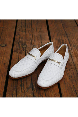 Mezlan S20618 Quilted Leather Horsebit Slip-On Loafers (MZ3615)