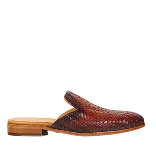 Mezlan S20667 Men's Shoes Woven Leather Casual Slip-On Mules (MZ3616)-AmbrogioShoes