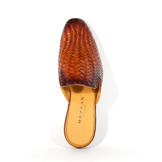 Mezlan S20667 Woven Leather Casual Slip-On Mules (MZ3616)-AmbrogioShoes