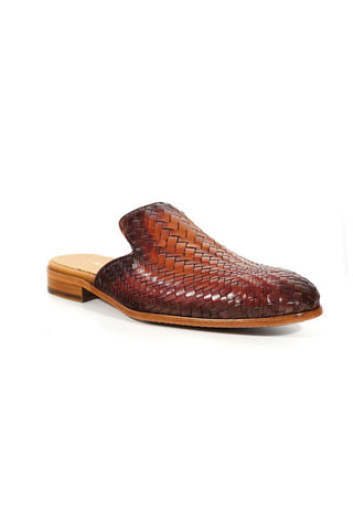 Mezlan S20667 Woven Leather Casual Slip-On Mules (MZ3616)