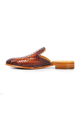 Mezlan S20667 Woven Leather Casual Slip-On Mules (MZ3616)