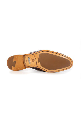 Mezlan S20667 Woven Leather Casual Slip-On Mules (MZ3616)