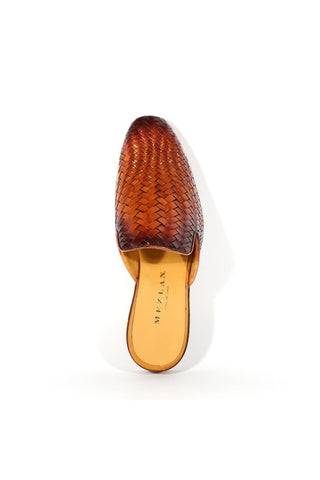 Mezlan S20667 Woven Leather Casual Slip-On Mules (MZ3616)