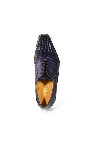Mezlan S20702 Woven Leather Dress/ Formal Laceup Oxfords (MZ3617)