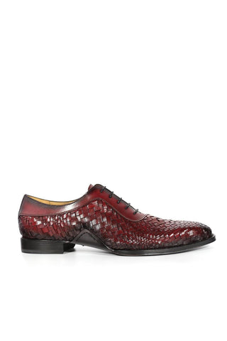 Mezlan S20702 Woven Leather Dress/ Formal Laceup Oxfords (MZ3617)