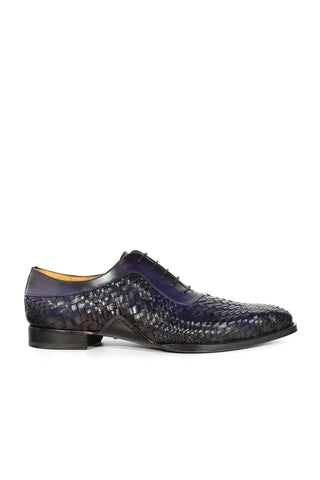 Mezlan S20702 Woven Leather Dress/ Formal Laceup Oxfords (MZ3617)