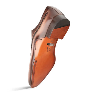 Mezlan S20755 Men's Shoes Taupe & Brown Calf-Skin Leather Opanka Oxfords (MZ3609)-AmbrogioShoes