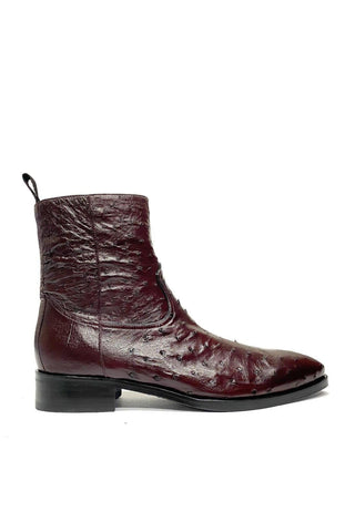 Mezlan SX4798-S Exotic Ostrich Straight-Heel Zipper Boots (MZ3436)-AmbrogioShoes