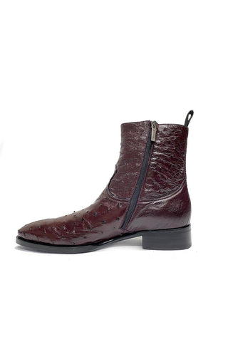 Mezlan SX4798-S Exotic Ostrich Straight-Heel Zipper Boots (MZ3436)-AmbrogioShoes