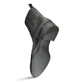 Mezlan SX4798-S Men's Shoes Exotic Ostrich Straight-Heel Zipper Boots (MZ3436)-AmbrogioShoes