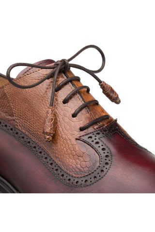 Mezlan SX4868-P Ostrich / Leather Oxford (MZ3509)