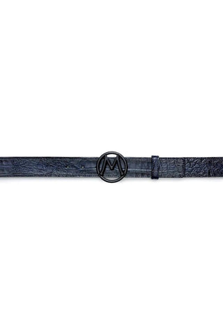 Mezlan SXB11491F Men's Crocodile Circle Icon Belt (MZB1204)
