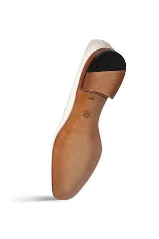 Mezlan Saona Linen & Leather Horse-Bit Loafer