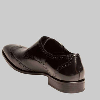 Mezlan Senator Luxury Shoes Mens Black Calf & Deerskin Loafers (MZ2240)-AmbrogioShoes