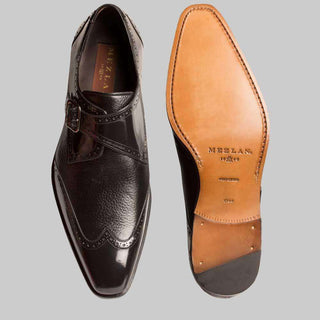 Mezlan Senator Luxury Shoes Mens Black Calf & Deerskin Loafers (MZ2240)-AmbrogioShoes