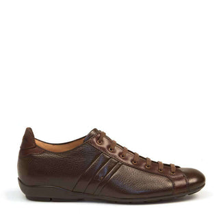 Mezlan Tiberio Mens Luxury Shoes Brown Deer & Italian Calfskin Sneakers 8263 (MZ2355)-AmbrogioShoes