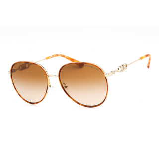 Michael Kors 0MK1128J Sunglasses Light Gold Amber Tortoise / Amber Gradient Women's-AmbrogioShoes
