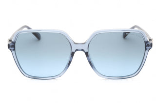 Michael Kors 0MK2196U Sunglasses Transparent Blue / Smoky Blue Unisex-AmbrogioShoes