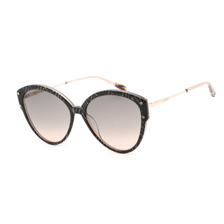 Missoni MIS 0004/S Sunglasses BLACK NUDE/GREY SHDED PINK Women's-AmbrogioShoes