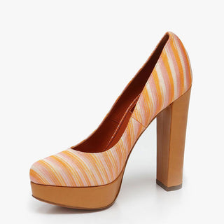 Missoni Shoes Orange / Pink Womens Pumps (MISS108)-AmbrogioShoes