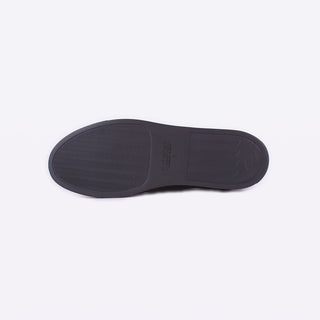 Mister 39610 Lerin Men's Shoes Black Petroleum Crocodile Print / Patent Leather Casual Sneakers (MIS1028)-AmbrogioShoes