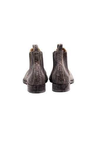 Mister Sagra Snake-Print Leather Chelsea Boots (MIS1161)-AmbrogioShoes