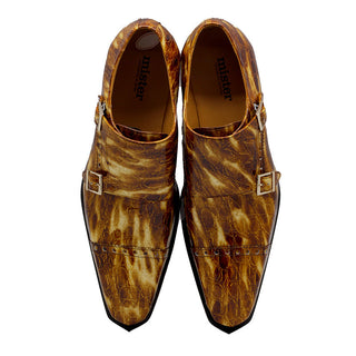 Mister Sentis Men's Shoes Patent Leather Double Monk-Straps Loafers (MIS1165)-AmbrogioShoes