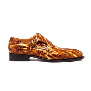 Mister Sentis Men's Shoes Patent Leather Double Monk-Straps Loafers (MIS1165)-AmbrogioShoes